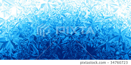 Winter blue ice frost background Winter blue ice frost background 34760723