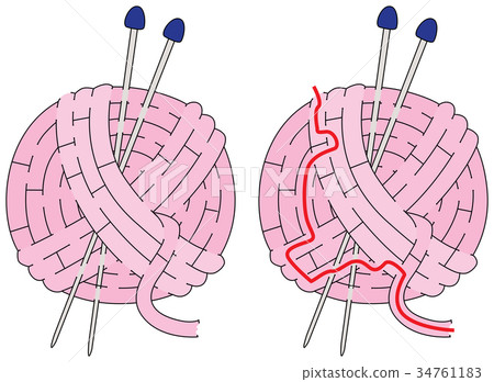 Easy wool ball maze 34761183