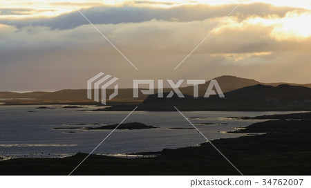 Sunrise in the westfjords of Iceland. Sunrise in the westfjords of Iceland. 34762007