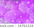 Snowflake purple 34762228