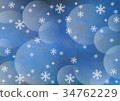 Snowflake blue 34762229
