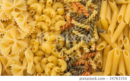 dry pasta spaghetti with ingredient dry pasta spaghetti with ingredient 34763350