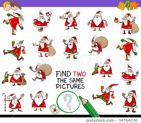 find two the same pictures game with santa claus find two the same pictures game with santa claus 34764230