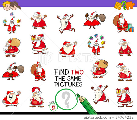 find two the same pictures game with santa find two the same pictures game with santa 34764232