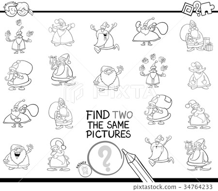 find two the same santa characters color book find two the same santa characters color book 34764233