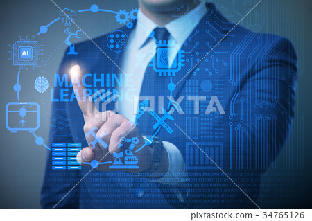 Machine learning computing concept of modern IT 34765126