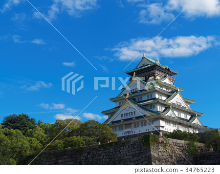 大阪城堡城堡塔 大阪城堡城堡塔 34765223