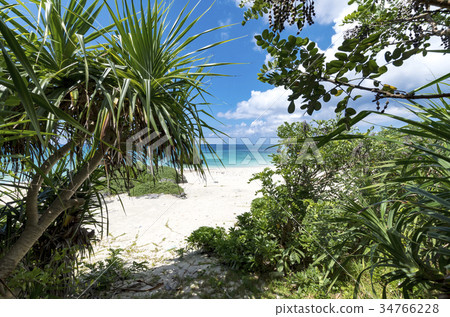 Tarama Island Secret Beach Stock Photo