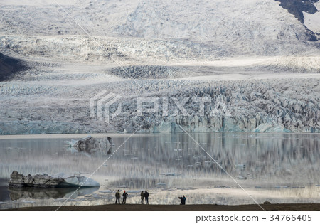 Glacier and ice contemplation 34766405