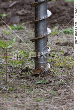 Construction machine for drilling holes  34766555