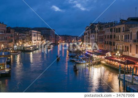 Grand Canal from Venice Rialto Bridge Grand Canal from Venice Rialto Bridge 34767006