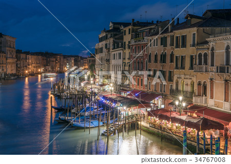 Grand Canal from Venice Rialto Bridge 34767008