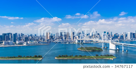 Tokyo Bay Area Panorama from Odaiba Tokyo Bay Area Panorama from Odaiba 34767117