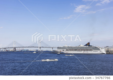 Yokohama port of the autumnal weather Yokohama port of the autumnal weather 34767766
