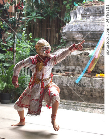 Hanuman (from Thai Classical Masque) 34768181