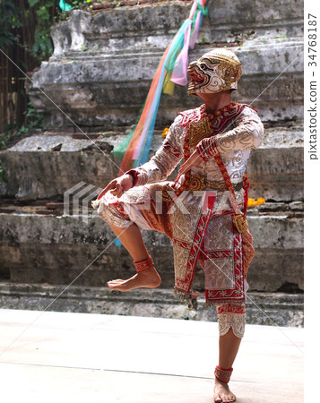 Hanuman (from Thai Classical Masque) 34768187