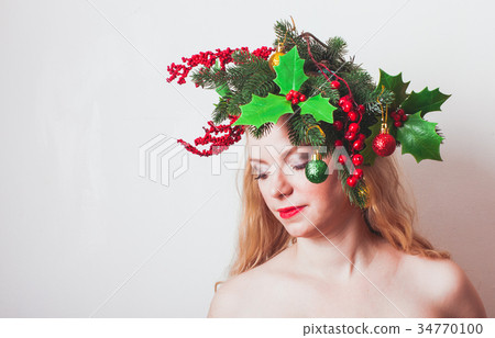 Stylish Christmas headdress Stylish Christmas headdress 34770100