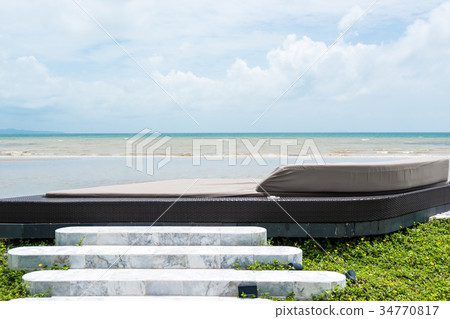 Outdoor sofa bed with sea view Outdoor sofa bed with sea view 34770817