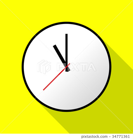 Clock icon, Vector illustration, flat design EPS10 Clock icon, Vector illustration, flat design EPS10 34771361