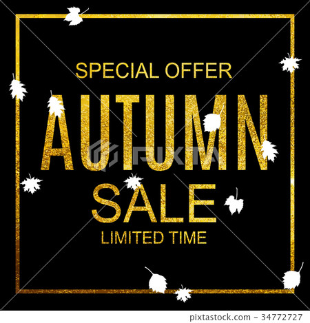 Abstract Vector Illustration Autumn Sale Abstract Vector Illustration Autumn Sale 34772727