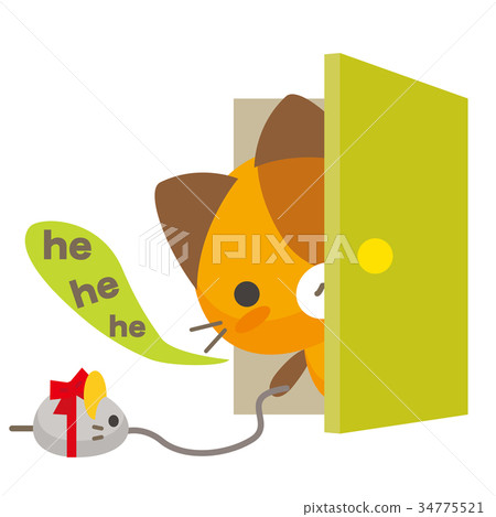 這是一隻貓。法師貓+門 34775521