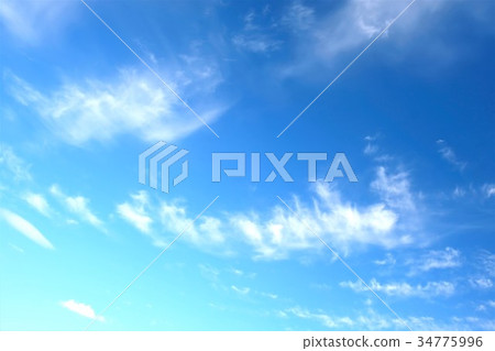 天藍色的天空雲 天藍色的天空雲 34775996