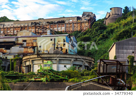Ikeshima Ikeshima Coal Mine Ruins Dawn of Ikeshima Port Nagasaki 34779340