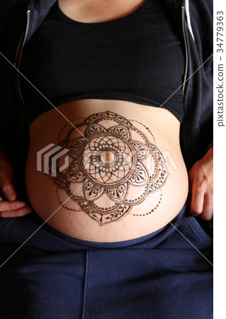 Maternity body art Maternity body art 34779363