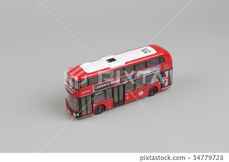 Bus model isolated over a white background 34779728