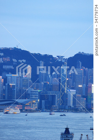 kwun tong district view Hong kong kwun tong district view Hong kong 34779734