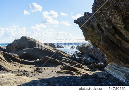 野島半島最南端的野島崎露台 野島半島最南端的野島崎露台 34780361