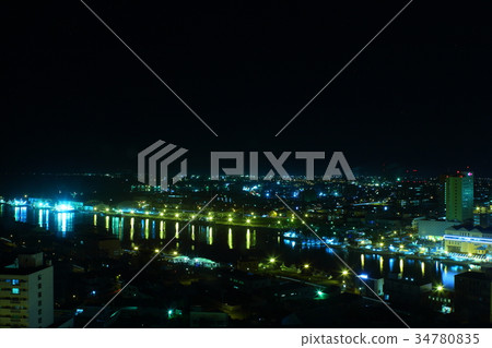 Kushiro night view Kushiro night view 34780835