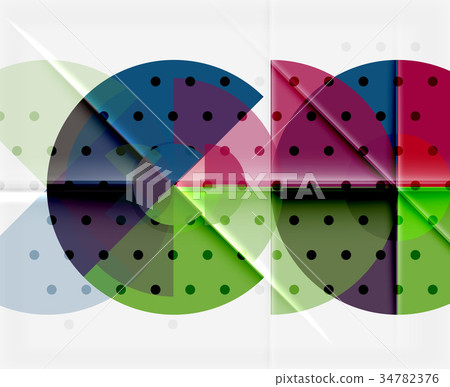 Circle elements on black background Circle elements on black background 34782376