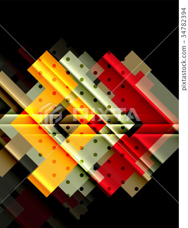 Color arrows on black background Color arrows on black background 34782394