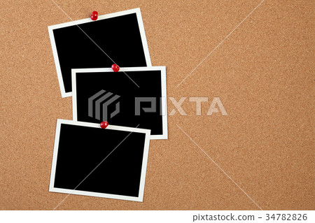 Cork board and photo print 34782826