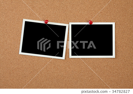 Cork board and photo print 34782827