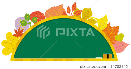Autumn leaf wreath Autumn leaf wreath 34782845