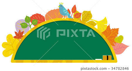 Autumn leaf wreath Autumn leaf wreath 34782846