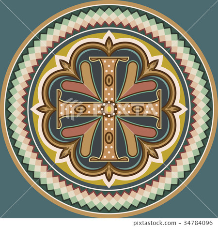 Byzantine cross 34784096