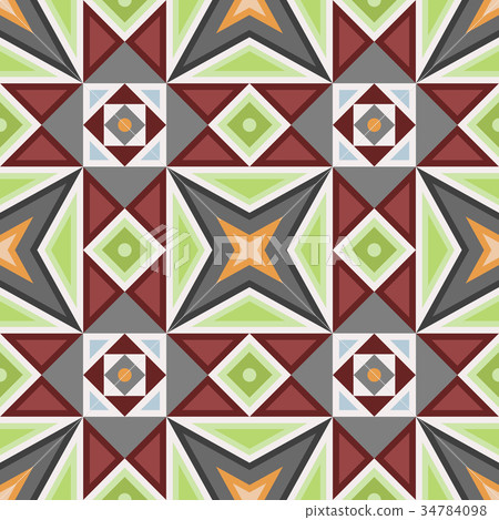 Hydraulic vintage cement tiles 34784098
