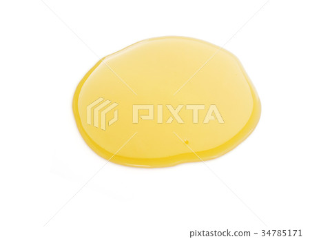 honey or jam stain on white background honey or jam stain on white background 34785171
