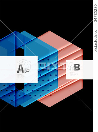 Color triangles background design Color triangles background design 34785280