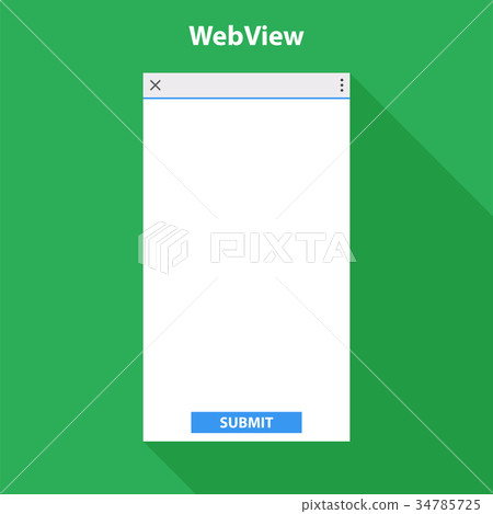 Mobile web browser view form for web application. Mobile web browser view form for web application. 34785725