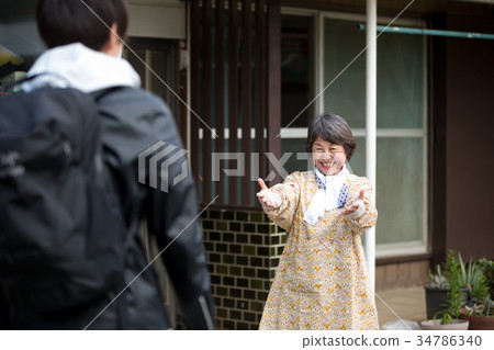 奶奶和孫子 奶奶和孫子 34786340