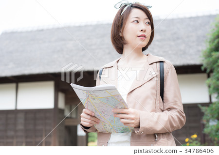 旅行婦女 旅行婦女 34786406