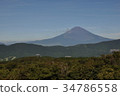 Summer Fuji seen from Hakone 34786558