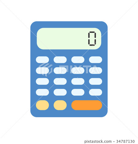 Calculator vector icon. 34787130