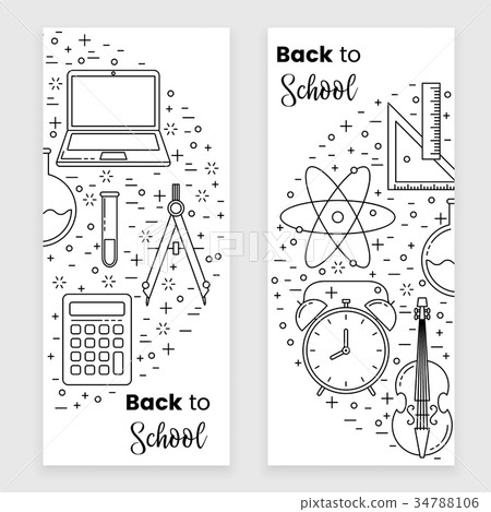Back to school banner concept Back to school banner concept 34788106