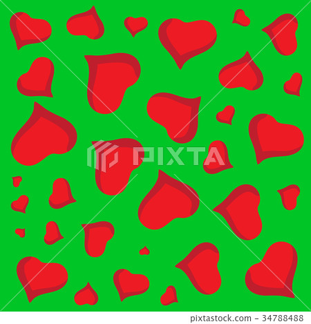 Abstract vector love background full of hearts Abstract vector love background full of hearts 34788488