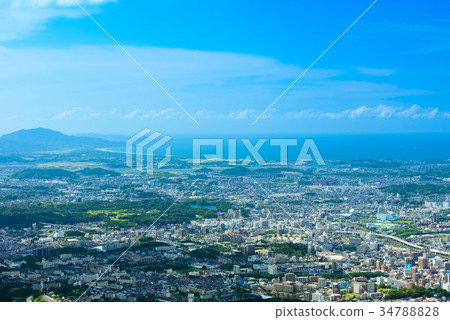  夏天的櫻花山[Kitakyushu Hachiman-ku Onga-gun] 34788828